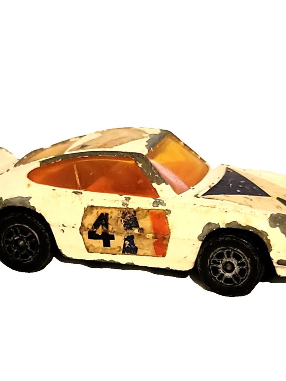 Corgi Juniors Porsche Carrera White Red Blue 4 Vintage Diecast Toy Car England